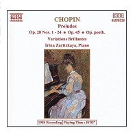 Naxos : Zaritzkaya - Chopin Preludes, Variations