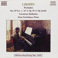 Naxos : Zaritzkaya - Chopin Preludes, Variations