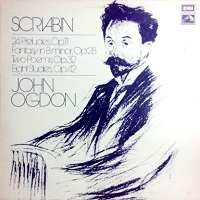 HMV : Ogdon - Scriabin Preludes, Etudes