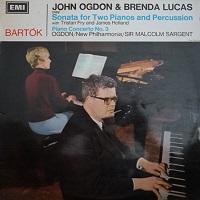 HMV : Ogdon - Bartok Concerto No. 3, Sonata for Two Pianos