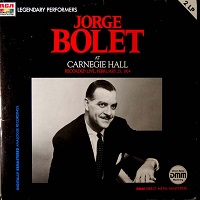 RCA Gold Seal : Bolet - Carnegie Hall Recital