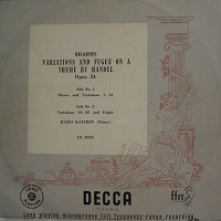 Decca : Katchen - Brahms Handel Variations