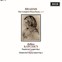 Decca : Katchen - Brahms Sonatas 1 & 2