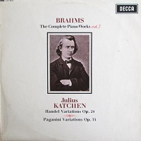 Decca : Katchen - Brahms Paganini Variations, Handel Variations