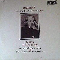 Decca : Katchen - Brahms Sonata No. 3, Scherzo