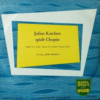 Decca : Katchen - Chopin Ballade No. 3, Scherzo No. 3, Fantasie