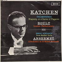 Decca : Katchen - Rachmaninov Rhapsody on a Theme of Paganini