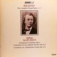 London Mono : Katchen - Brahms Variations