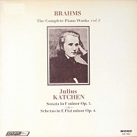 London Mono : Katchen - Brahms Scherzo, Sonata No. 3