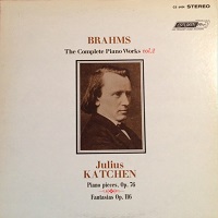 London Stereo : Katchen - Brahms Fantasias, Piano Pieces