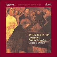 Hyperion : Howard - Rubinstein Piano Sonatas