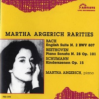 Artists : Argerich - Bach, Beethoven, Schumann