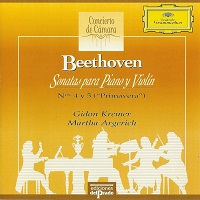 Deutsche Grammophon : Argerich - Beethoven Violin Sonatas 4 & 5