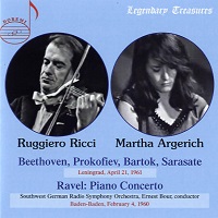 Doremi Legendary Treasures : Argerich - Beethoven, Prokofiev, Bartok