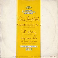 Deutsche Grammophon : Haas - Bartok Concerto No. 3