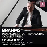 Erato : Angelich - Brahms Piano Works, Concertos, Chamber Music