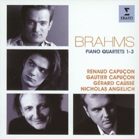 Erato Japan : Angelich - Brahms Quartets