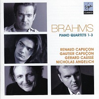 Virgin Classics : Angelich - Brahms Quartets