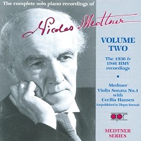 APR : Medtner - Medtner Works Volume 02