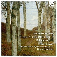 Harmonia Mundi : Lewis - Brahms Concerto No. 1, Ballades