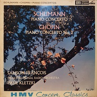 HMV : Francois - Schumann, Chopin
