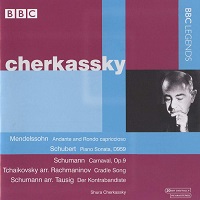 BBC Legends : Cherkassky - Schubert, Schumann