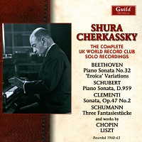 Guild : Cherkassky - Complete World Record Club Recordings