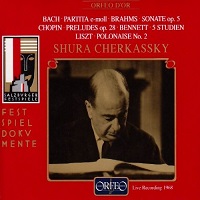 Orfeo : Cherkassky - Bach, Chopin, Brahms