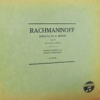 Columbia : Cherkassky - Rachmaninov Cello Sonata