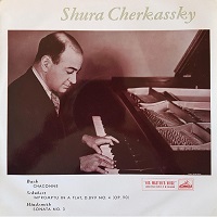 HMV : Cherkassky - Busoni, Schubert, Hindemith