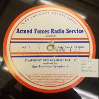 Armed Forces Radio Service : Cherkassky - Tchaikovsky