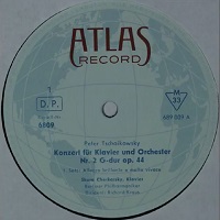 Atlas Record : Cherkassky - Tchaikovsky Concerto No. 1