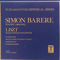 Turnabout : Barere - Liszt Works