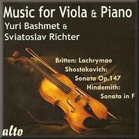 Alto : Richter - Britten, Hindemith, Shostakovich