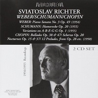 Andromeda : Richter - Chopin, Schumann, Weber