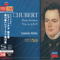 Decca Japan 50 Best : Richter - Schubert Sonatas 9, 15 & 18
