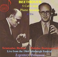 Doremi Legendary Treasures : Richter - Beethoven Cello Sonatas