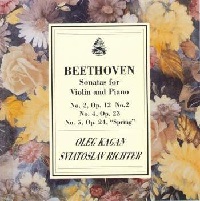 Intaglio : Richter - Beethoven Violin Sonatas 2, 4 & 5