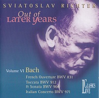 Live Classics : Richter - Out of the Later Years, Volume 06