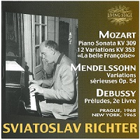 Living Stage : Richter - Debussy, Mozart, Mendelssohn