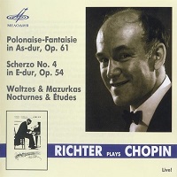 Melodiya Great Hall Recordings : Richter - Chopin Works