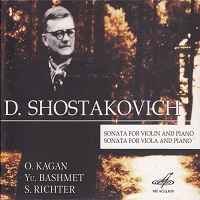 Melodiya : Richter - Shostakovich Violin Sonatas