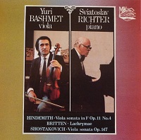 Mezhdunarodnaya Kniga : Richter - Britten, Hindemith