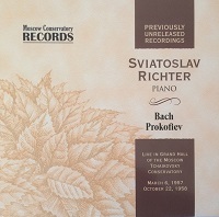 Moscow Conservatory Records : Richter - Bach, Prokofiev