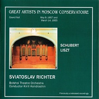 Moscow Conservatory Records : Richter - Liszt, Schubert