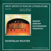 Moscow Conservatory Records : Richter - Debussy, Mozart, Prokofiev