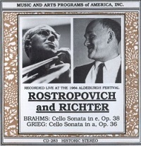 Music & Arts : Richter - Brahms, Grieg