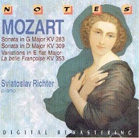 Notes : Richter - Mozart Works