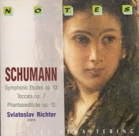 Notes : Richter - Schumann Etudes, Toccata