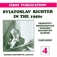 Parnassus : Richter - In the 1950s Volume 04
